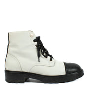 Chanel 21A White Ankle Boots - size 39
