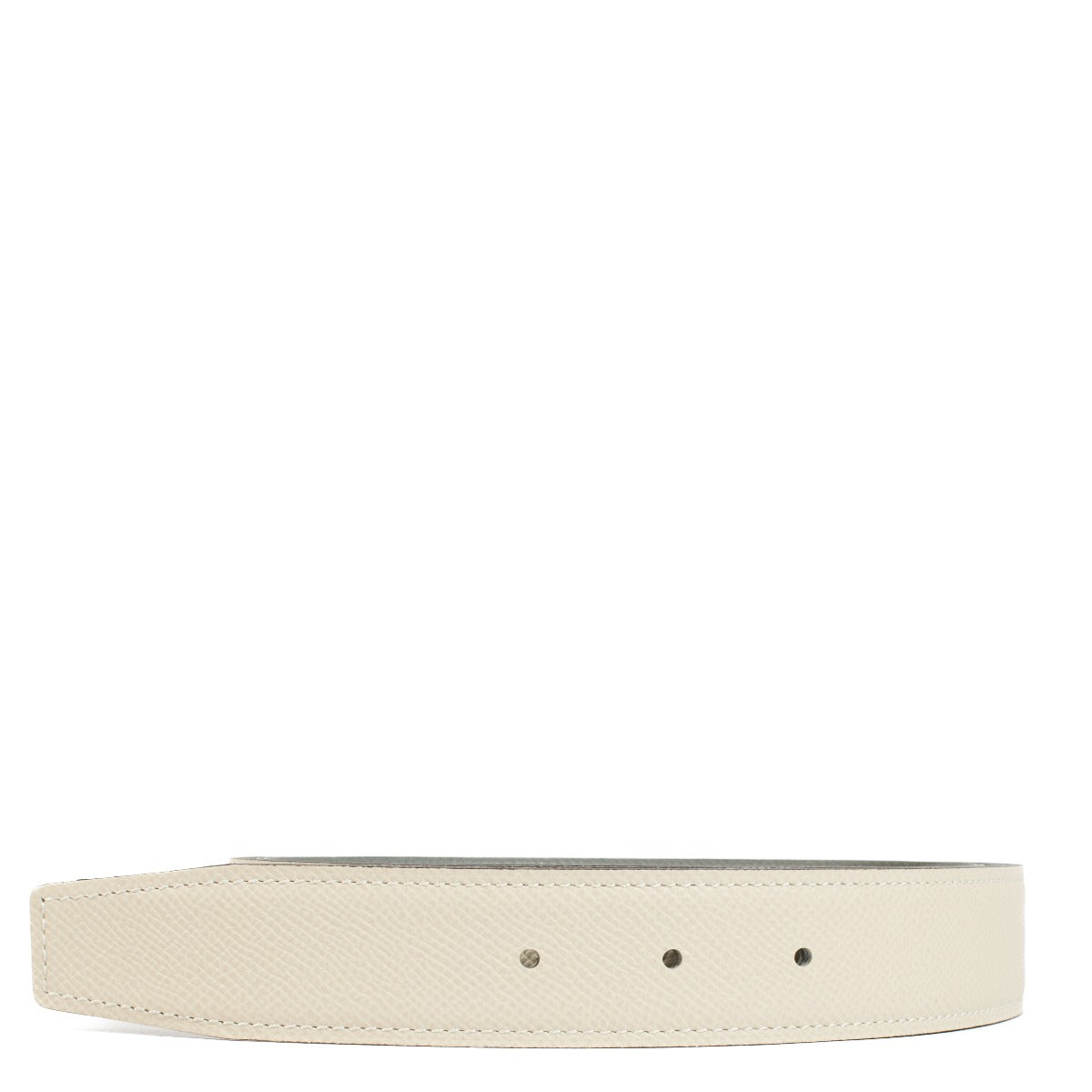 Hermès HSS Craie/Gris Mouette Epsom Omkeerbare Riem - Maat 115