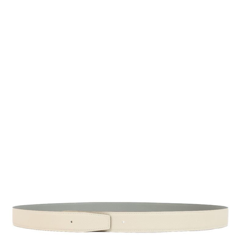 Hermès HSS Craie/Gris Mouette Epsom Reversible Belt - Size 115