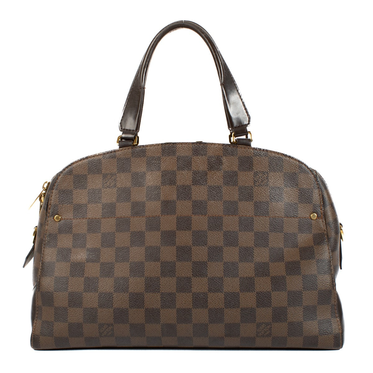 Shop 100% authentic Louis Vuitton Damier Ebene Kensington Top Handle Bag at Labellov.com.