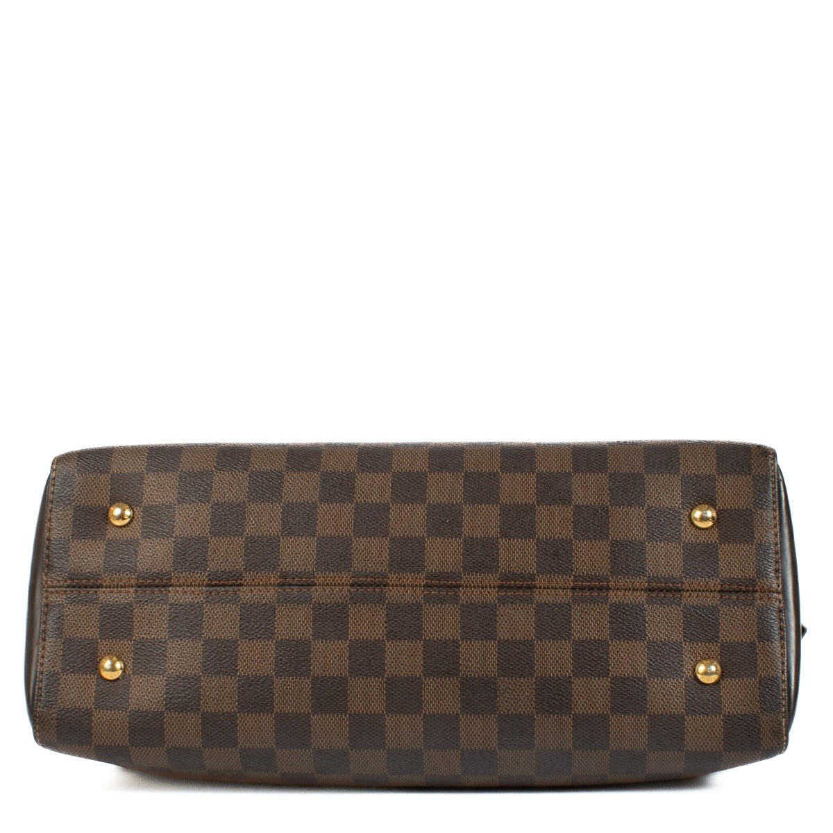 Shop 100% authentic Louis Vuitton Damier Ebene Kensington Top Handle Bag at Labellov.com.
