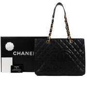 Shop 100% authentic second-hand Chanel Black Caviar GST Shoulder Bag on Labellov.com