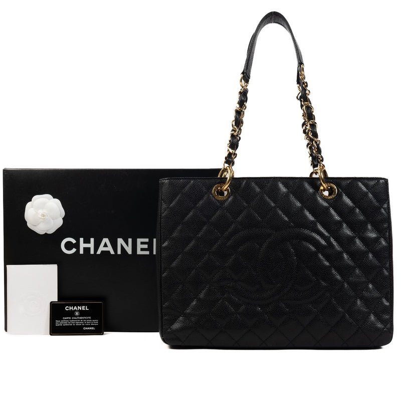 Shop 100% authentic second-hand Chanel Black Caviar GST Shoulder Bag on Labellov.com