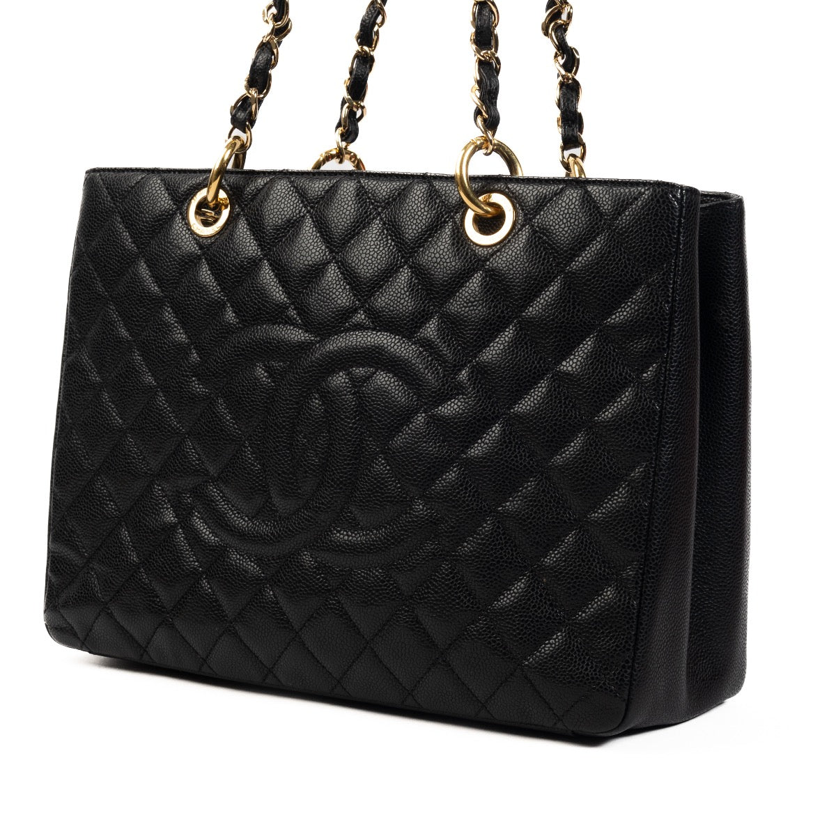 Shop 100% authentic second-hand Chanel Black Caviar GST Shoulder Bag on Labellov.com