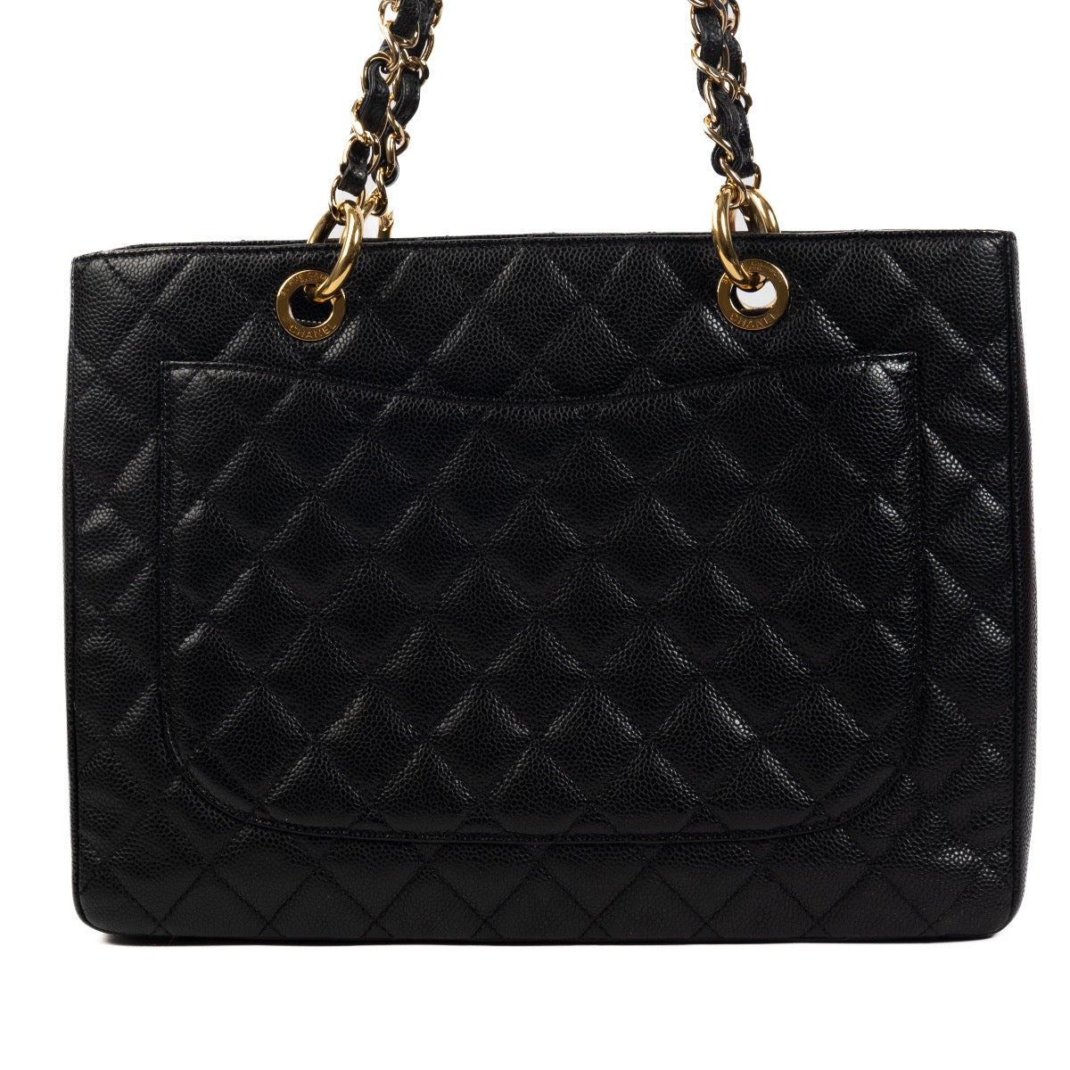 Shop 100% authentic second-hand Chanel Black Caviar GST Shoulder Bag on Labellov.com
