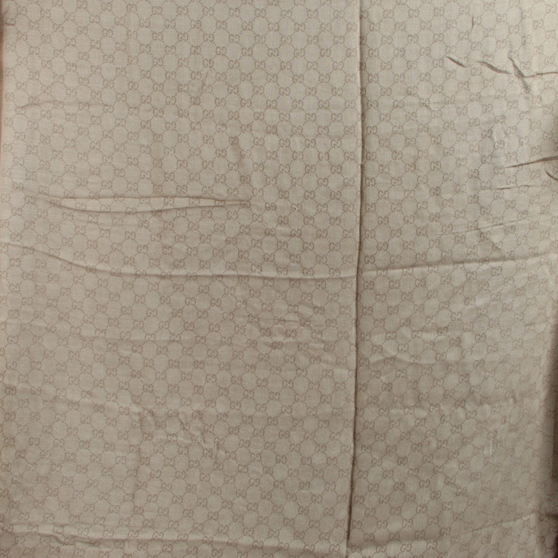 Gucci Brown GG Jacquard Shawl