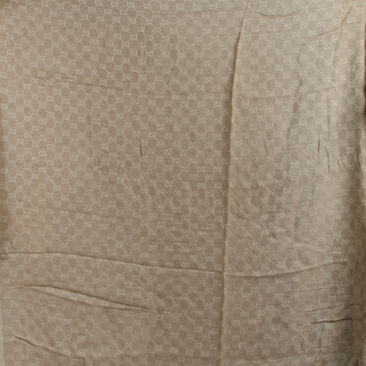 Gucci Brown GG Jacquard Shawl