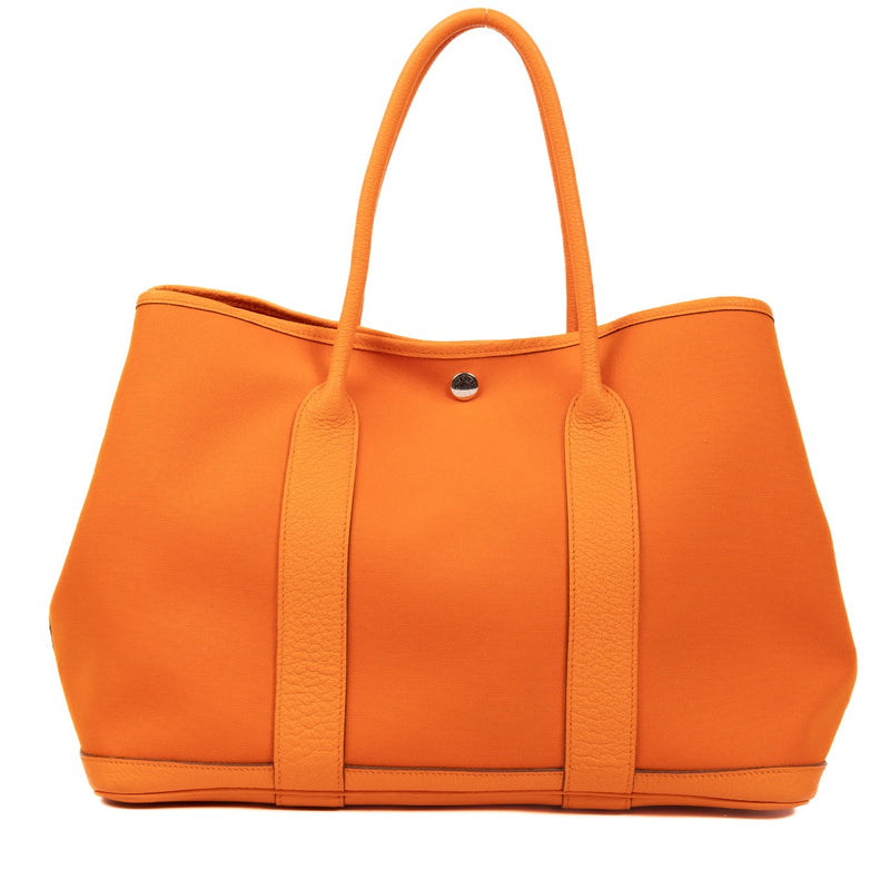Shop 100% authentic second-hand Hermès Orange Garden Party 36 Bag on Labellov.com