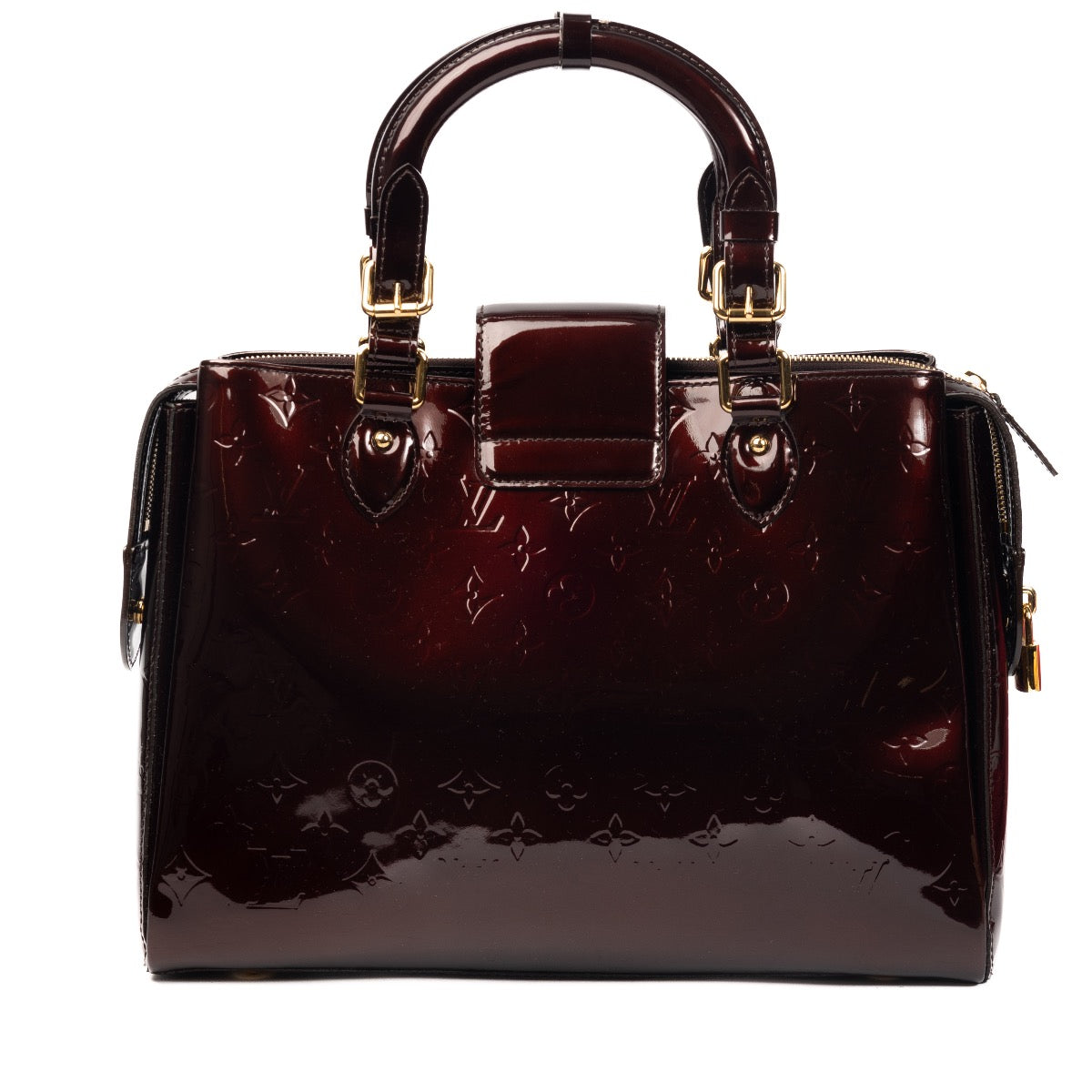 Louis Vuitton Amarant Vernis Melrose Avenue GM for the best price at Labellov secondhand luxury in Antwerp. We buy and sell your preloved and brand new designer bags for the best price.