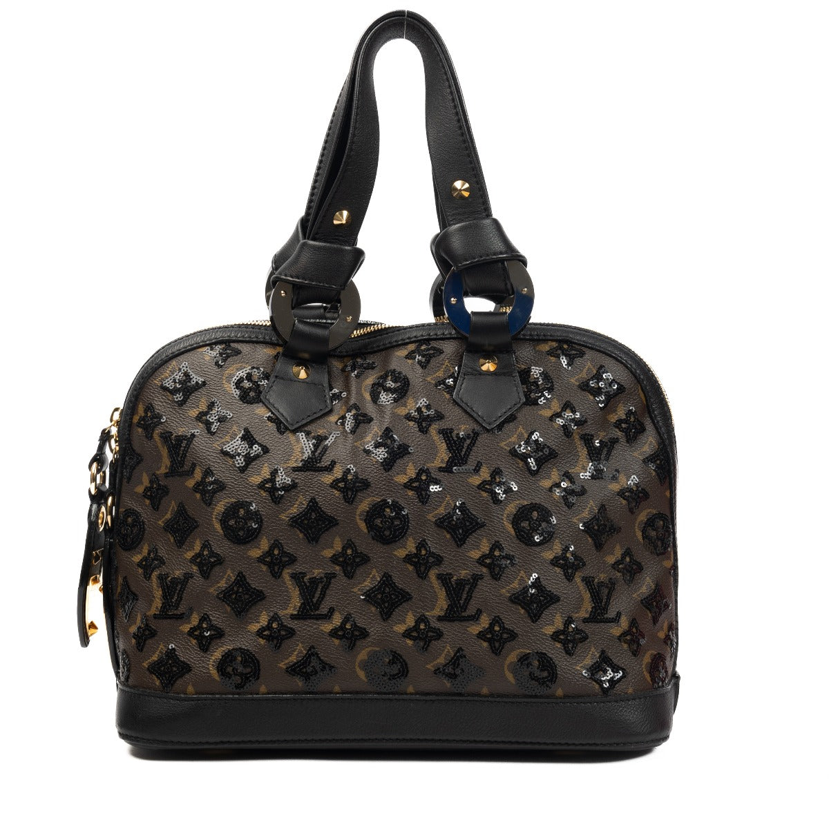 Sac à main Louis Vuitton Monogram Eclipse Alma Noir