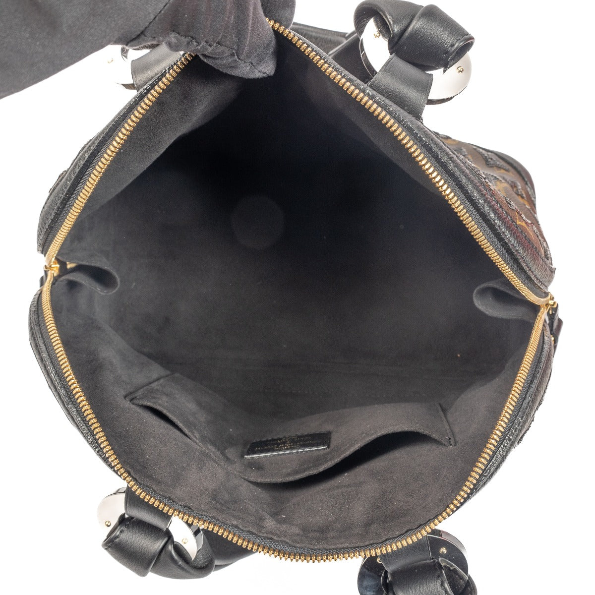 Sac à main Louis Vuitton Monogram Eclipse Alma Noir