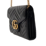 Shop 100% authentic second-hand Gucci GG Marmont Black Shoulder Bag on Labellov.com. Buy and sell your authentic Gucci GG Marmont Black Wallet on Chain Shoulder Bag.