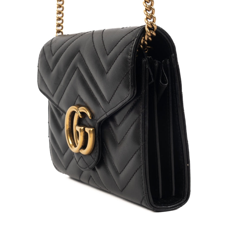 Shop 100% authentic second-hand Gucci GG Marmont Black Shoulder Bag on Labellov.com. Buy and sell your authentic Gucci GG Marmont Black Wallet on Chain Shoulder Bag.