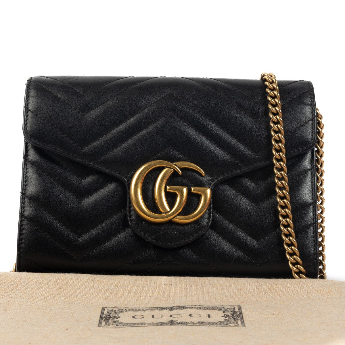 Shop 100% authentic second-hand Gucci GG Marmont Black Shoulder Bag on Labellov.com