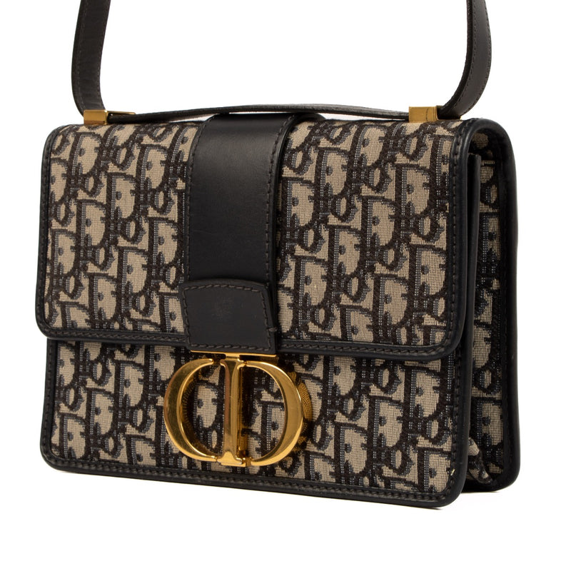 shop 100% authentic second hand Christian Dior Blue Oblique Montaigne 30 Bag on Labellov.com