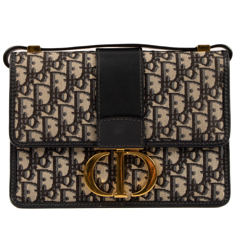 shop 100% authentic second hand Christian Dior Blue Oblique Montaigne 30 Bag on Labellov.com