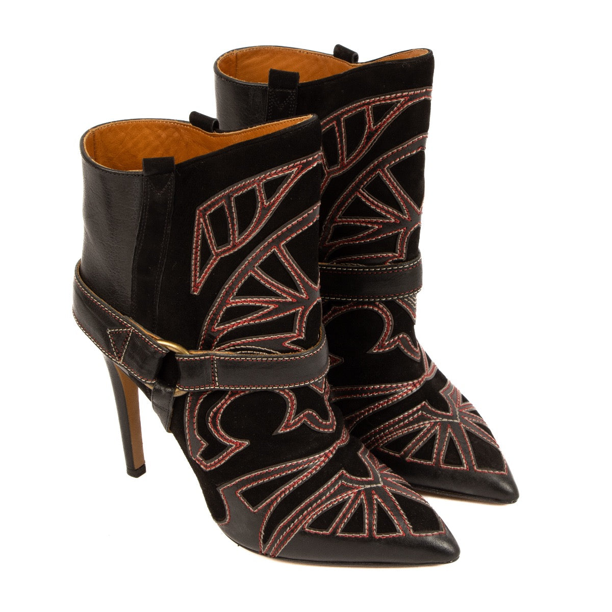 shop 100% authentic second hand Isabel Marant Black Blackson Western Boots - Size 38 on Labellov.com