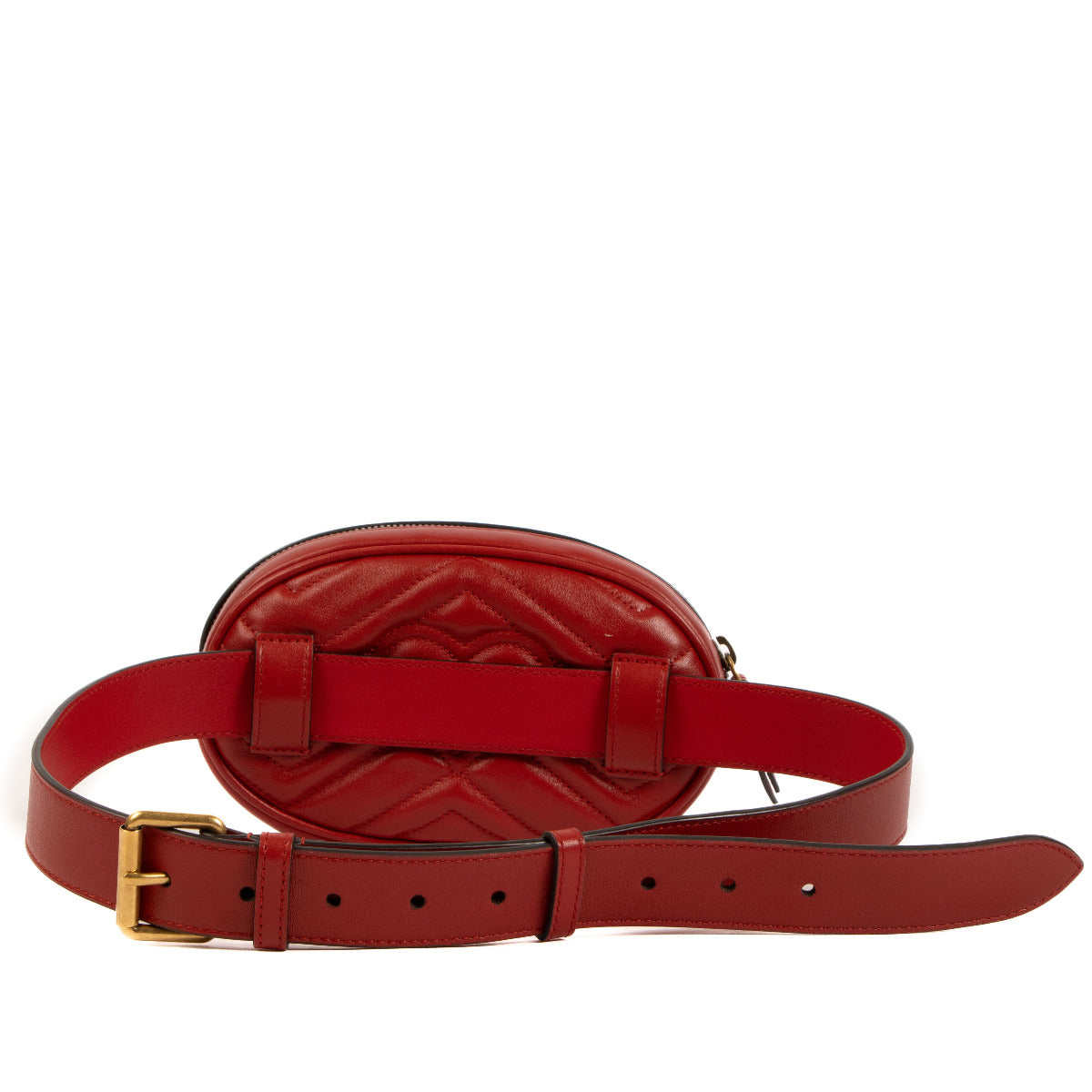 Sac banane Gucci Marmont rouge