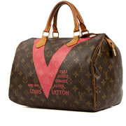 Louis Vuitton Monogram Limited Edition Grenade V Speedy 30 Bag