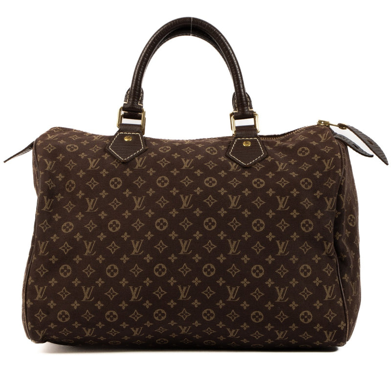 Shop safe online at Labellov this 100% authentic second hand Louis Vuitton Monogram Mini Lin Speedy 30