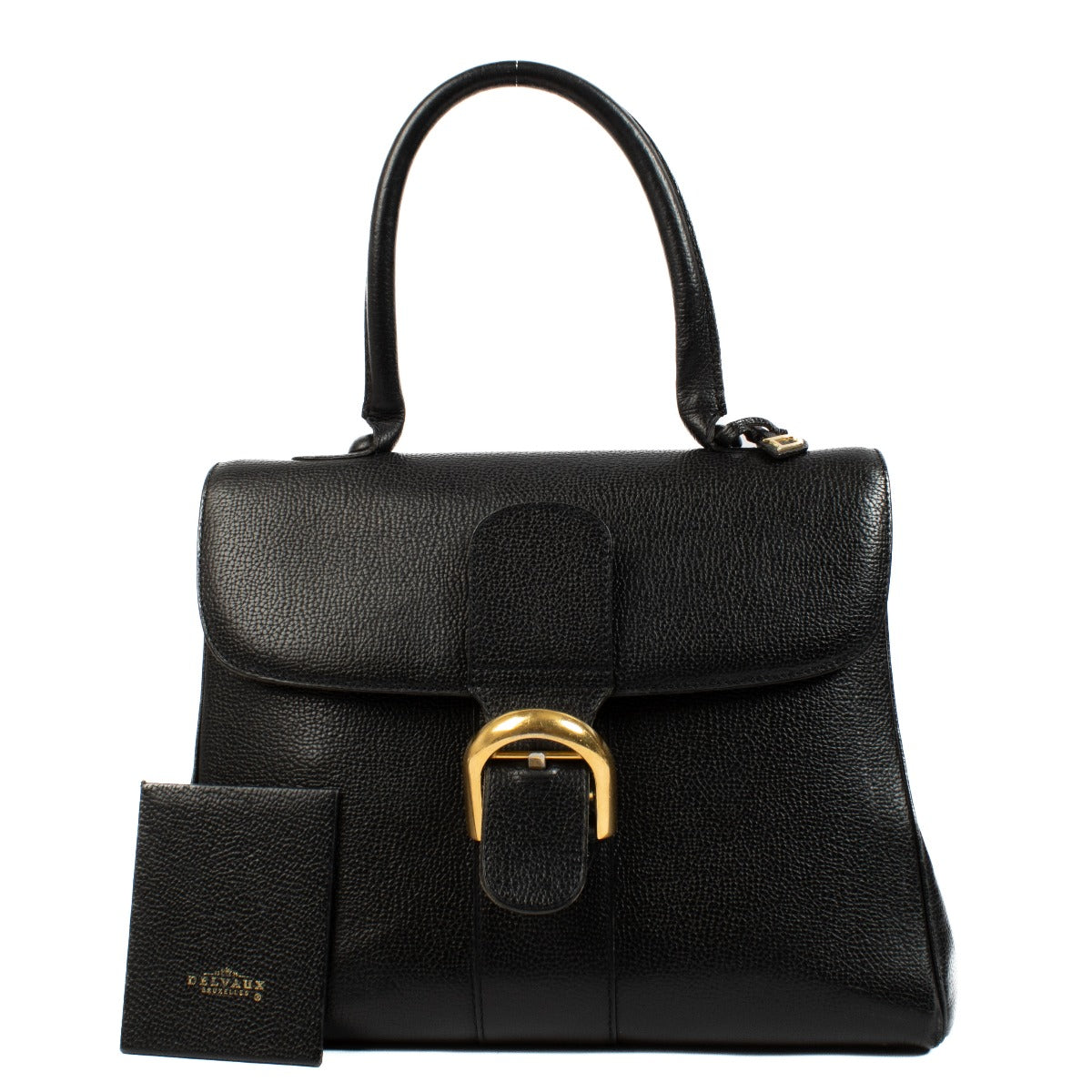 authentic pre loved Delvaux Black Brillant MM on Labellov.com