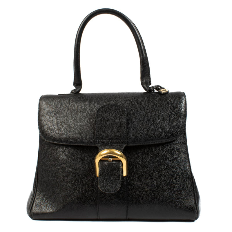 authentic pre loved Delvaux Black Brillant MM on Labellov.com