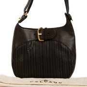 Shop 100% authentic second-hand Delvaux Brown Chardonnay Toile De Cuir Cross Body Bag on Labellov.com