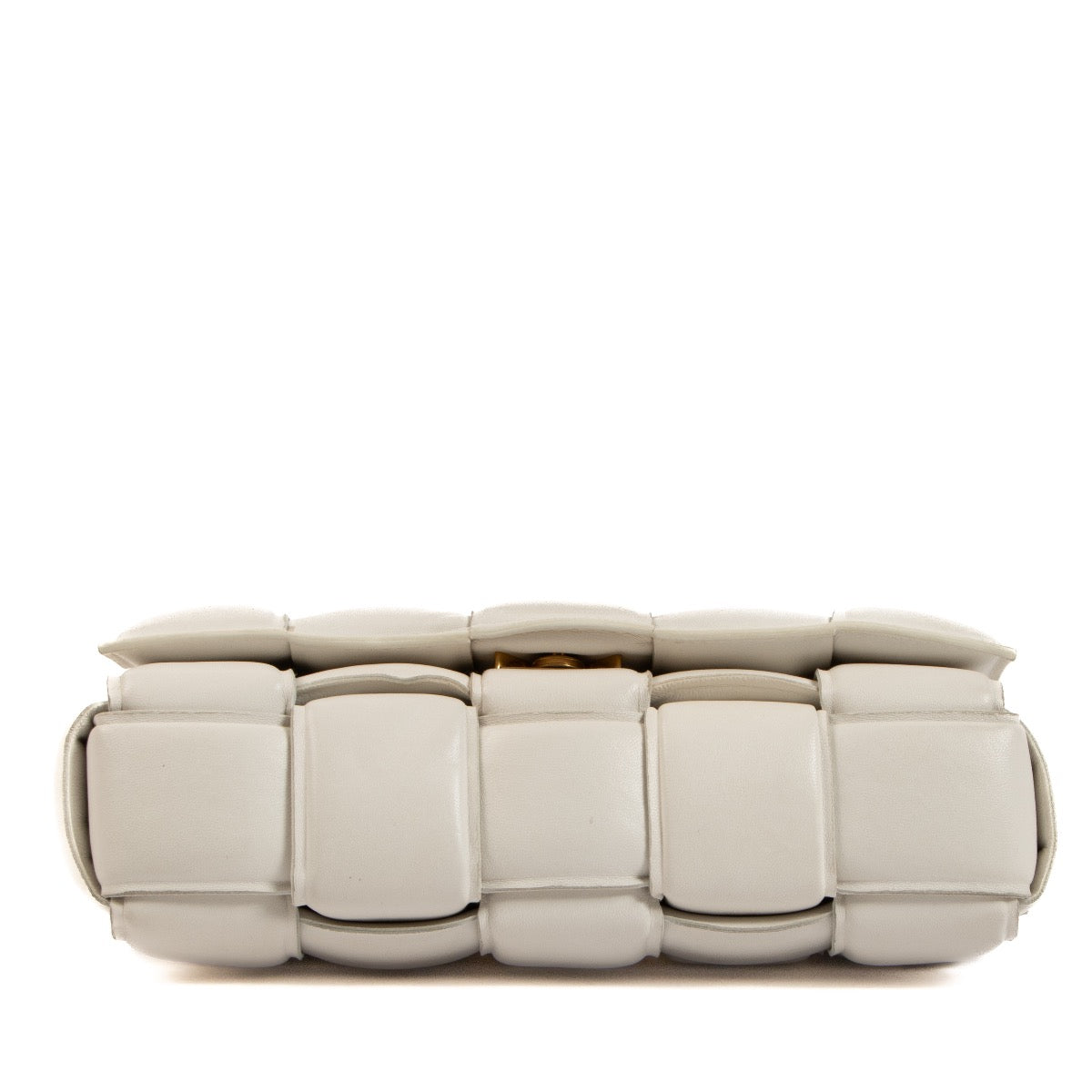 Shop 100% authentic second-hand Bottega Veneta Chalk Chain Cassette Crossbody on Labellov.com