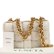Shop 100% authentic second-hand Bottega Veneta Chalk Chain Cassette Crossbody on Labellov.com