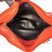Shop 100% authentic second-hand Bottega Veneta Vintage Red Lambskin Halfmoon Bag on Labellov.com