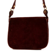 Shop 100% authentic second-hand Cartier Suède Burgundy Messenger Shoulder Bag on Labellov.com