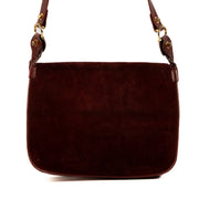 Shop 100% authentic second-hand Cartier Suède Burgundy Messenger Shoulder Bag on Labellov.com