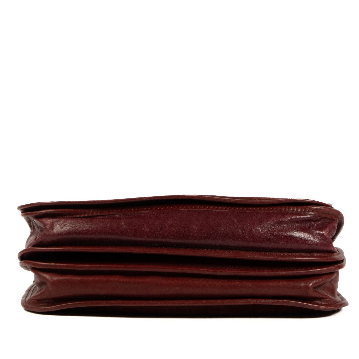 Shop 100% authentic second-hand Cartier Suède Burgundy Messenger Shoulder Bag on Labellov.com
