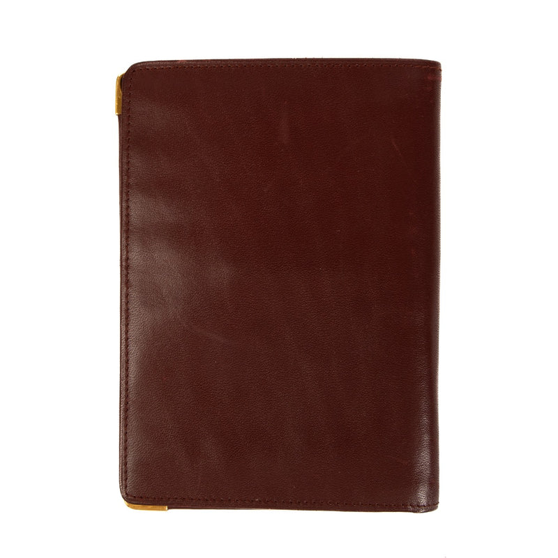 Shop 100% authentic second-hand Cartier Burgundy Leather Bi-fold Long Wallet on Labellov.com