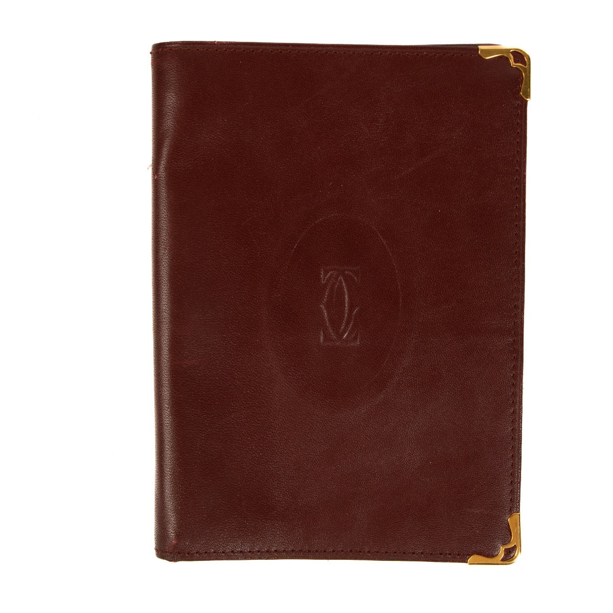 Shop 100% authentic second-hand Cartier Burgundy Leather Bi-fold Long Wallet on Labellov.com