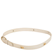 Shop 100% authentic second-hand Céline White Vintage Carriage Belt on Labellov.com