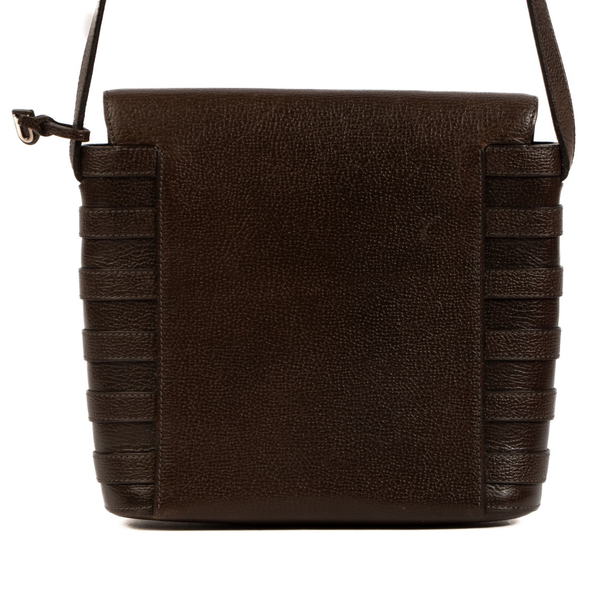Shop 100% authentic second-hand Delvaux Brown Leather Crossbody Bag on Labellov.com
