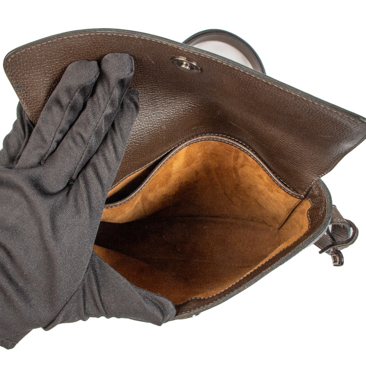 Shop 100% authentic second-hand Delvaux Brown Leather Crossbody Bag on Labellov.com