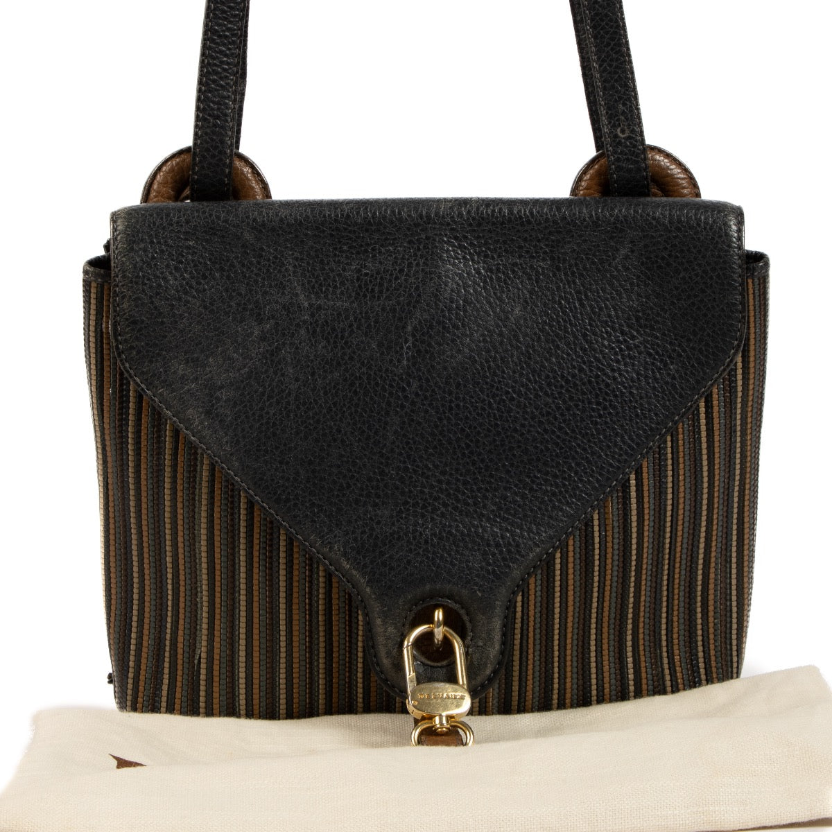 Shop 100% authentic second-hand Delvaux Multicolor Goutte PM Crossbody Bag on Labellov.com