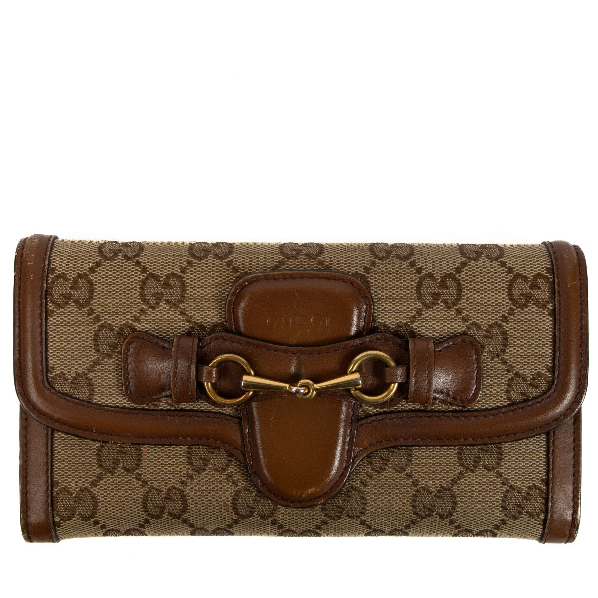 Shop safe online at Labellov in Antwerp, Brussels and Knokke this 100% authentic second hand Gucci Monogram Canvas Long Wallet