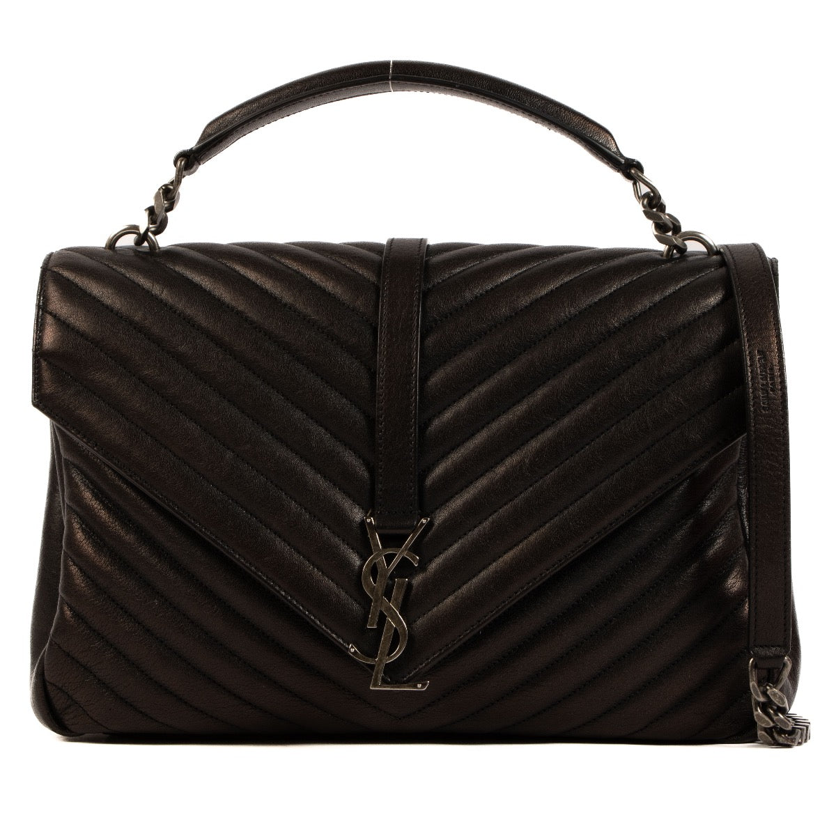 Shop 100% authentic second-hand Saint Laurent Black Large College Bag on Labellov.com