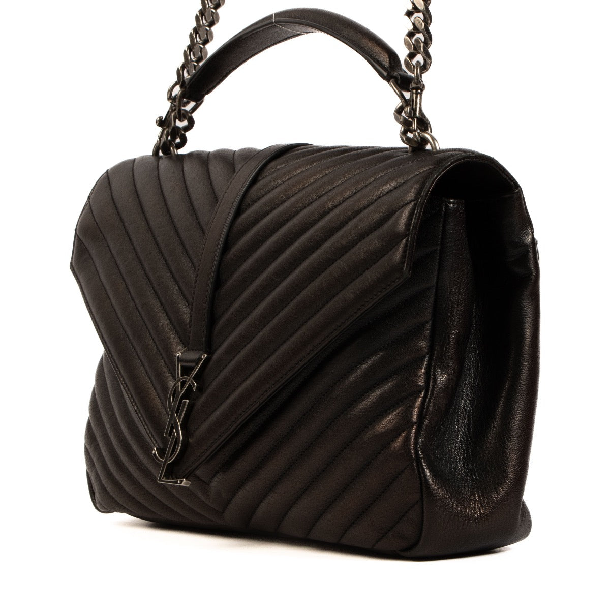 Shop 100% authentic second-hand Saint Laurent Black Large College Bag on Labellov.com