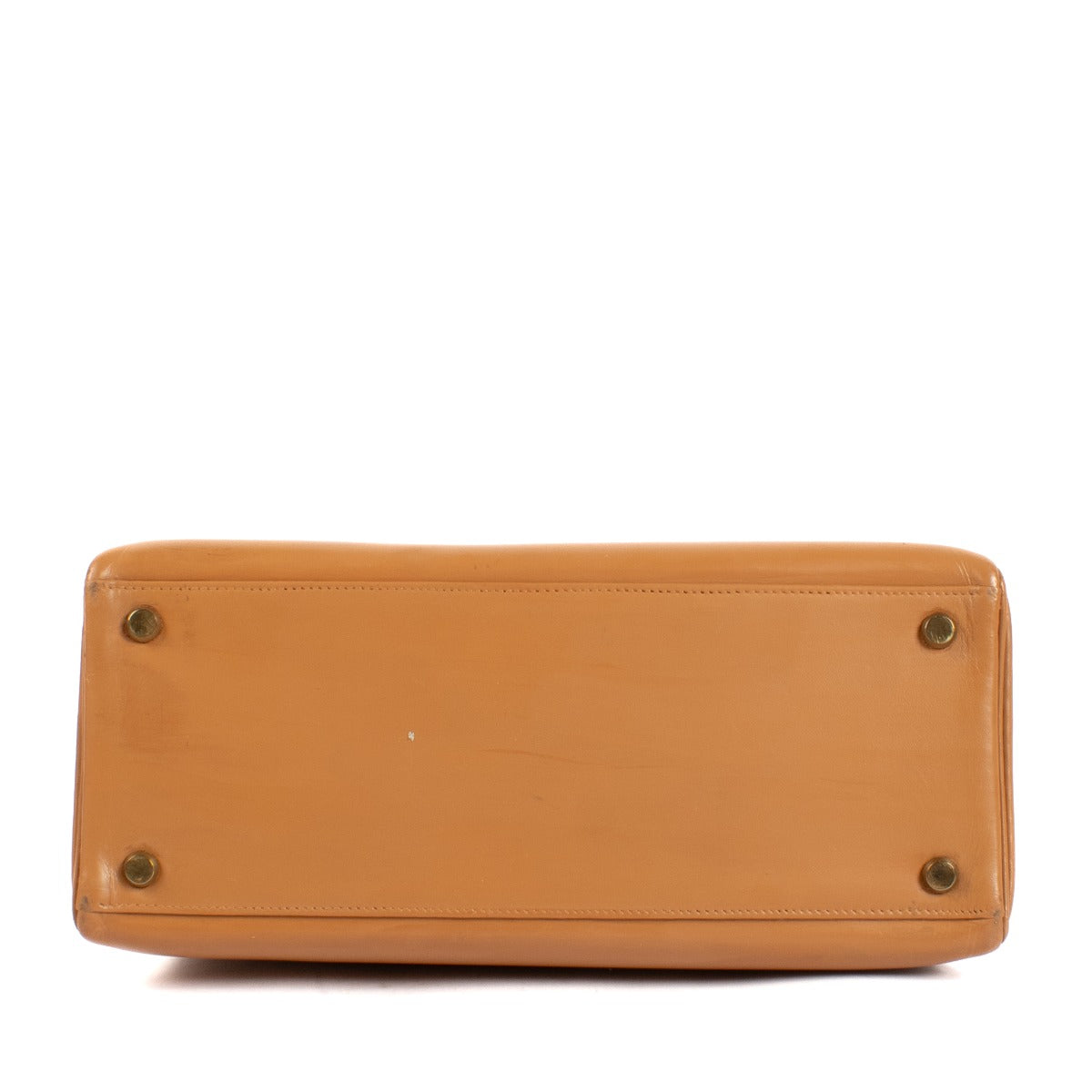 Hermès Vintage Kelly 28 Beige Box GHW