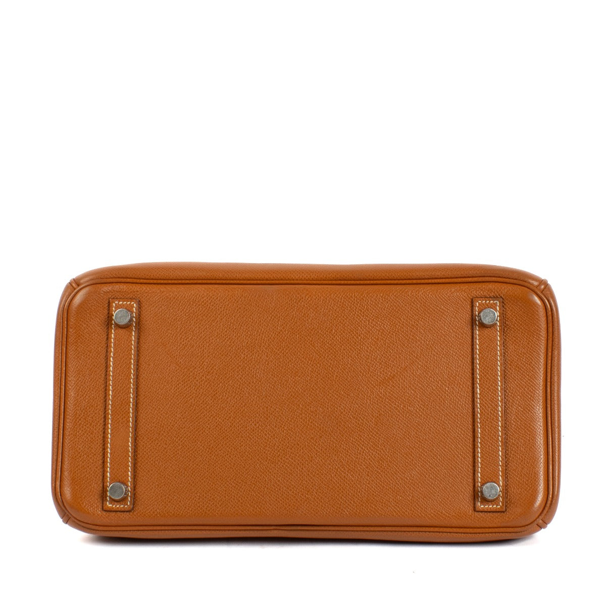 Authentic second hand vintage Hermès 2007 Birkin Retourne 30 Gold Epsom GHW on www.labellov.com