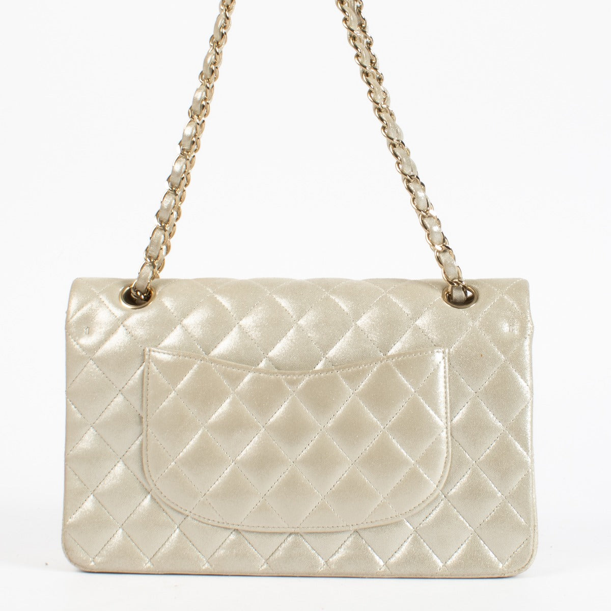 Authentic second-hand Chanel Gold Medium Classic 11.12 Bag on labellov.com