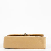 Authentic Preloved Chanel Beige Small Classic Handbag Classic Flap Bag Year: 2002-2003 on Labellov.com