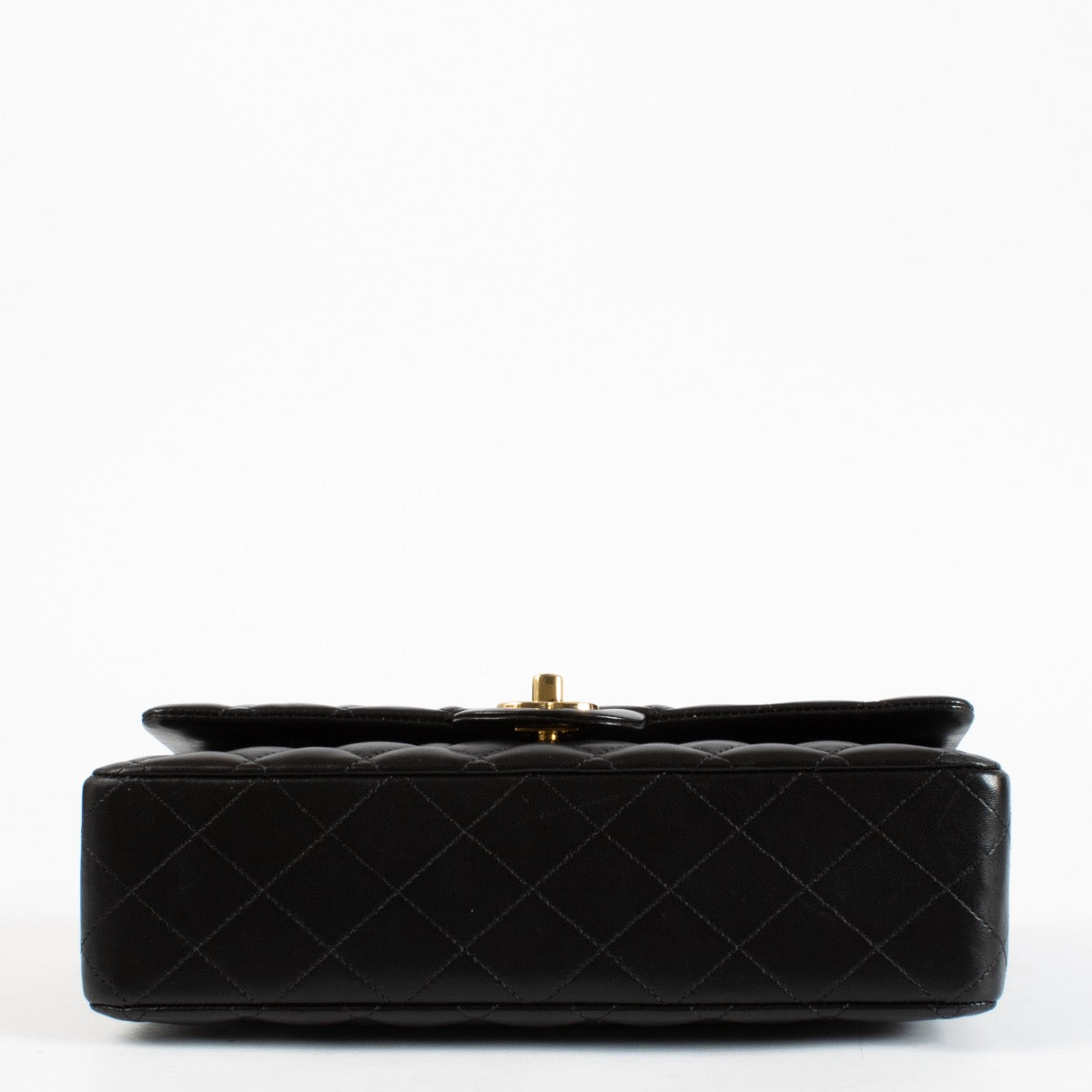 authentic preloved Chanel Black Medium Classic 11.12 Handbag on Labellov.com