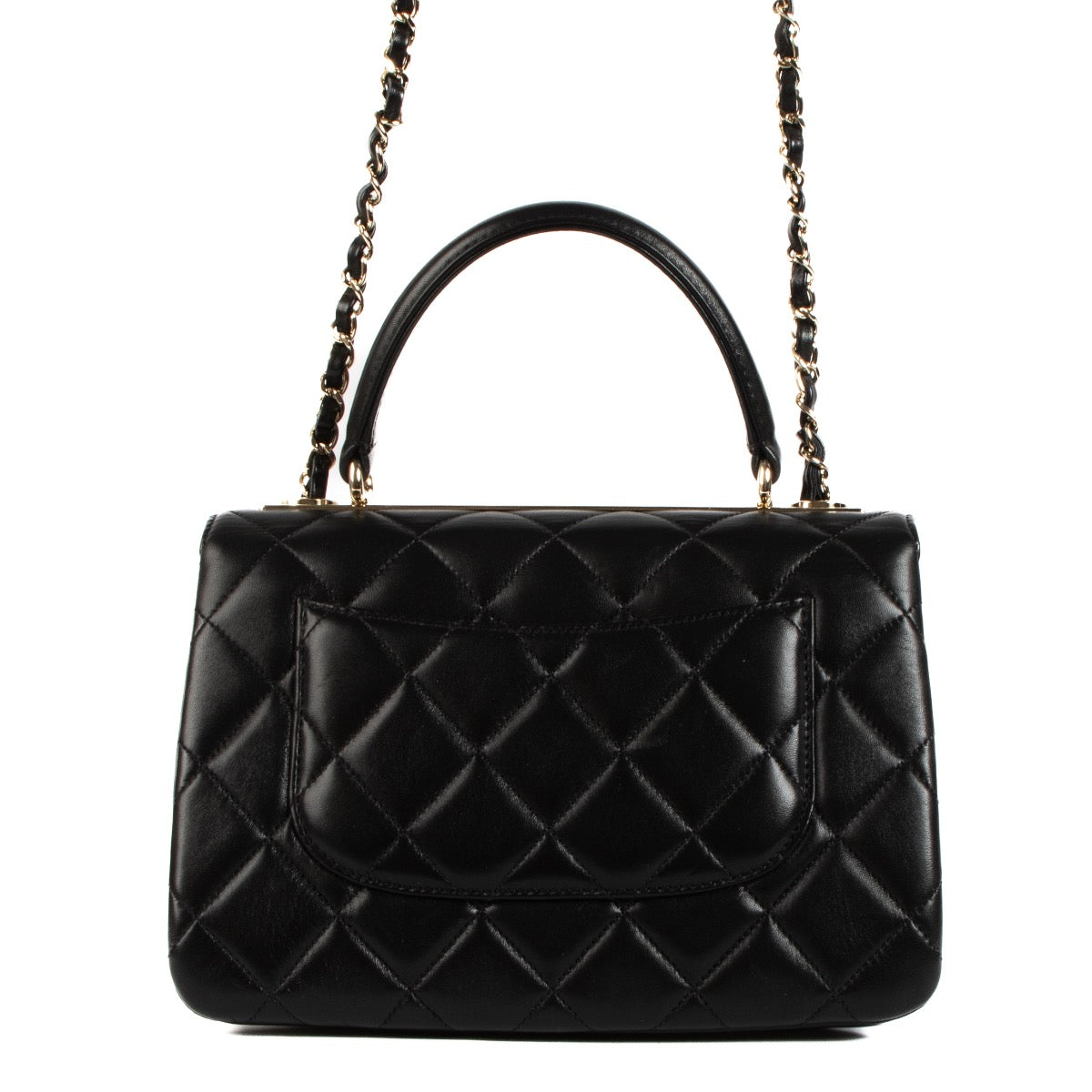 shop 100% authentic second hand Chanel Black Lambskin Small Trendy CC Bag on Labellov.com