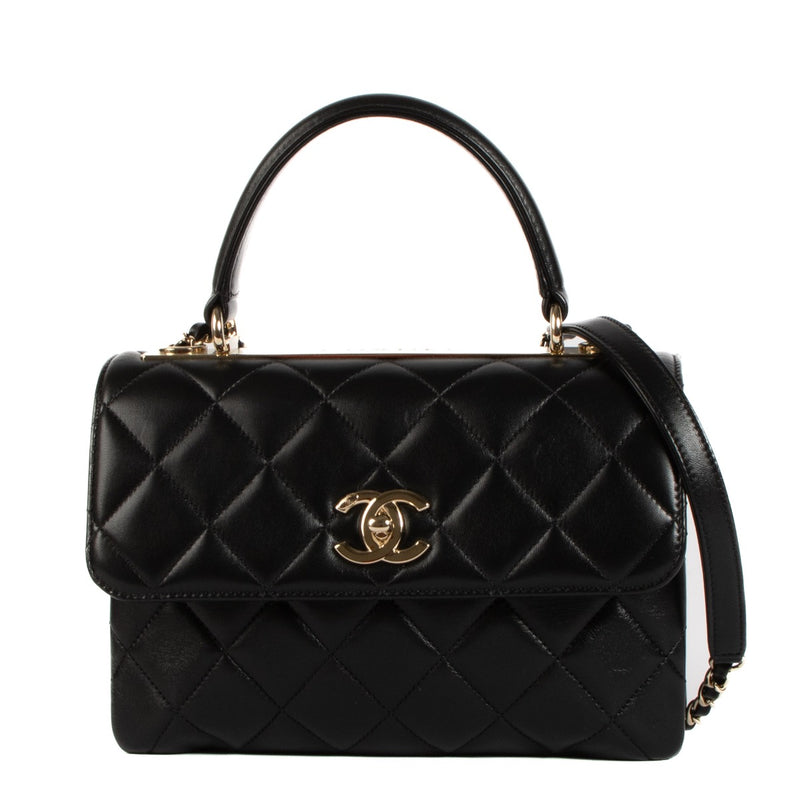 shop 100% authentic second hand Chanel Black Lambskin Small Trendy CC Bag on Labellov.com