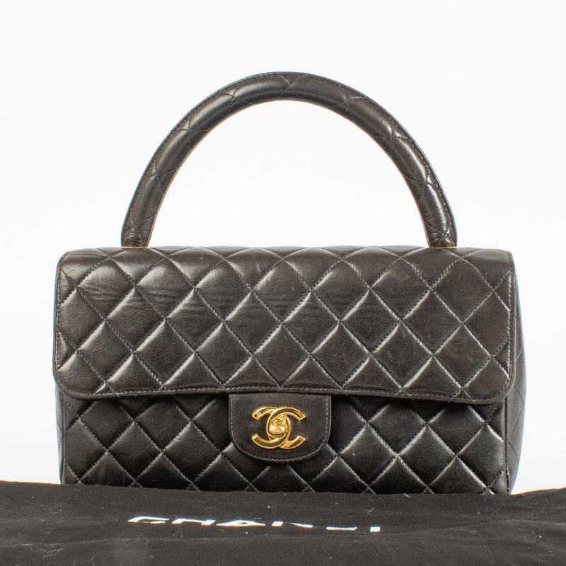 Authentic Preloved Chanel Black Vintage Kelly Bag on Labellov.com